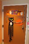 Decorated Halloween Door